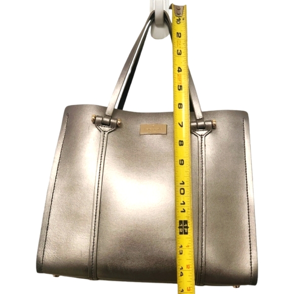 KATE SPADE Arbour Hill Elodie Silver Leather Bag - Picture 12 of 16